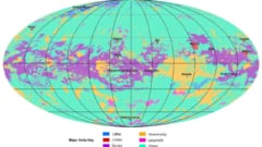 土星の衛星「タイタン」の全域を収めた地図をNASAが公開の画像 1/3