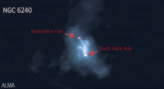 衝突銀河の中で「ガス乱流」を作る2つの大質量ブラックホールを最新の技術で観測の画像 4/4