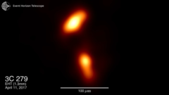 ブラックホールから噴射する「宇宙ジェット」の高解像度撮影に初成功の画像 1/3