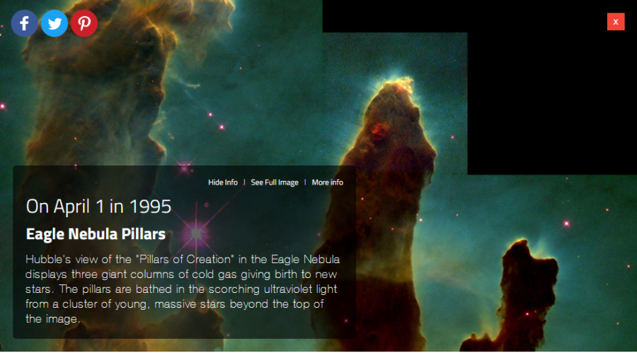30周年を記念したNASAの特設サイト。