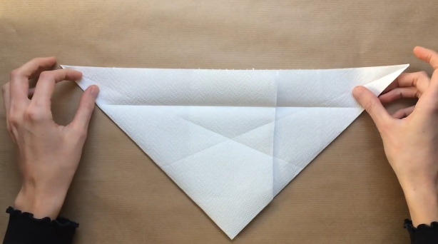 簡単便利！ペーパータオルだけで作れる「折り紙マスク」の作り方の画像 10/40