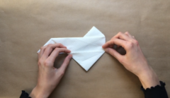 簡単便利！ペーパータオルだけで作れる「折り紙マスク」の作り方の画像 24/40