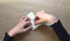 簡単便利！ペーパータオルだけで作れる「折り紙マスク」の作り方の画像 36/40
