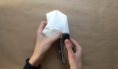 簡単便利！ペーパータオルだけで作れる「折り紙マスク」の作り方の画像 39/40