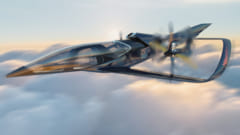 一面「ガラス張り飛行機」のデザイン公開！　地上ではクルマに変形する夢の機体の画像 1/4