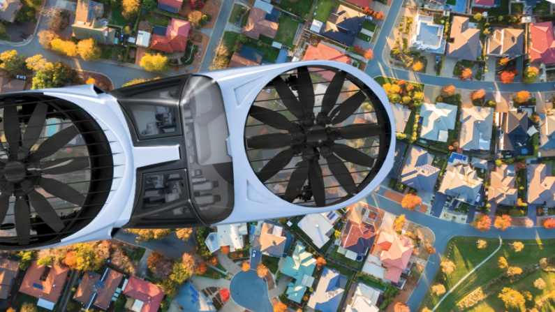 空飛ぶタクシー「CityHawk」、水素燃料電池の利用へ。　車体内蔵の”巨大ファン”で離着陸の画像 6/6