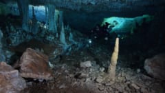 メキシコの水中洞窟が「古代人の鉱山跡」だったと判明！　8000年前に沈んだアメリカ大陸最古の採掘痕跡とは？の画像 1/5