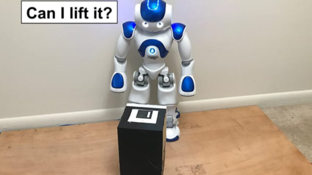 この重そうな荷物を運べるのか？ロボットが”自分で判断できる”技術が登場！
