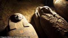 2500年前の「古代エジプトの棺」を新たに13基発掘！墓荒らしにあわず”完全密封された”状態で発見の画像 1/4
