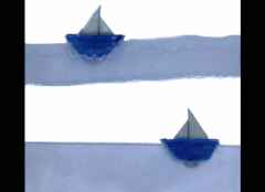 液体を振動によって宙に浮かせ、ヨットを「逆さまに浮かべる」ことができる。まるで反重力のような光景の画像 1/7