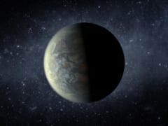 ハピタブルゾーン惑星「Kepler-20f」をイメージした画像。