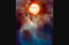 超巨星ベテルギウスのイメージ。