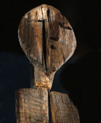 ビーバーの石器は顔の模様を彫るのに使われた可能性