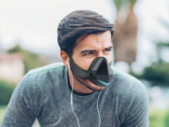 「Electric Respirator LED Fan Mask」をつけても日常生活や運動中でも快適に過ごせる