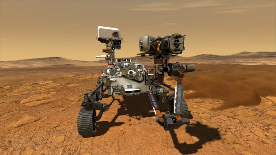2021年に火星着陸予定の探査機「パーセヴェランス」。