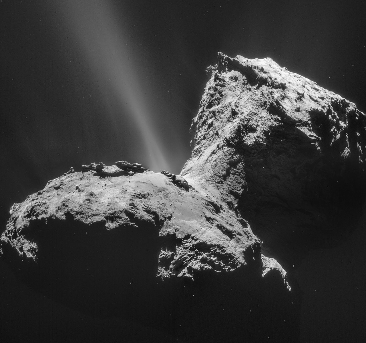 67P/チュリュモフ・ゲラシメンコ彗星。
