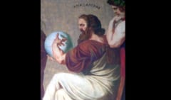 古代ギリシャの哲学者アナクサゴラスを描いたフレスコ画。