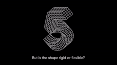 数字「5」の「Impossible grid typography」