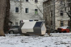 ドイツのホームレスたちを凍死から保護する