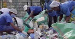 ナイロビのプラスチック廃棄物