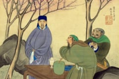 三国志の1シーン。お茶は4000年以上前の中国が発祥と言われる。