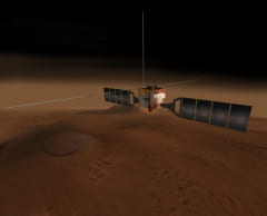 火星の軌道上を回る火星探査機「マーズ・エクスプレス」