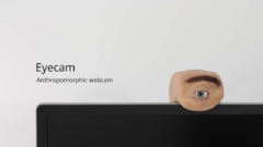 人の目ソックリのウェブカメラ「Eyecam」