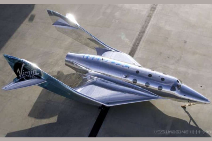 ギラッギラの宇宙船！　ヴァージン・ギャラクティック社「VSS Imagine」に乗れる日も近い？　5月から飛行テストを開始予定