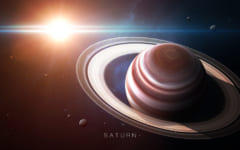 土星リングの動きはまるで太陽系？