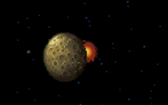 ファイナルファンタジーⅣのエンディングでは、月が地球を離れて宇宙へ飛び去るシーンが登場する。