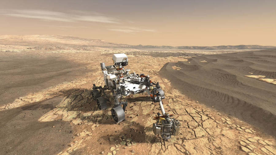火星は水のない荒野だが、その一因は宇宙空間への水素の流出と考えられている。