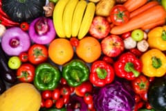 1日に470g以上の野菜と果物を食べる人はストレスが10％少なくなる