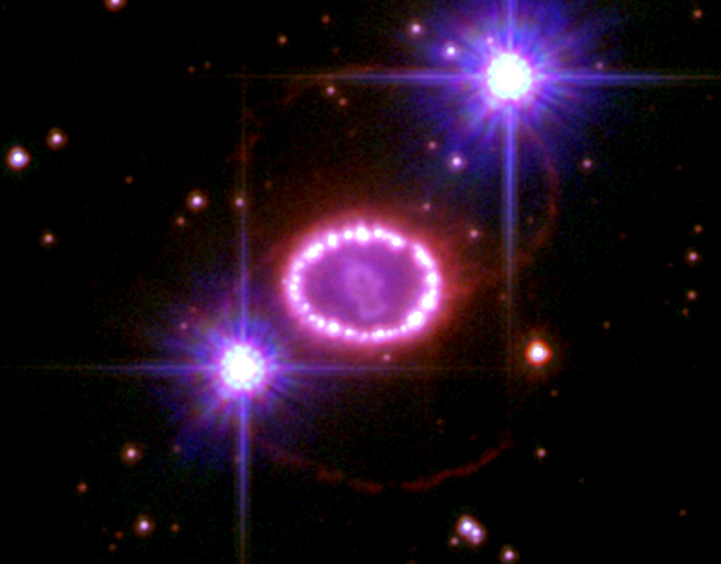今回の発見と同種のコア崩壊型超新星を起こした「SN 1987A」の超新星残骸