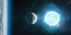 ZTFによって発見された直径4,300キロメートルの白色矮星。月の直径3,500キロメートルとほぼ同サイズ