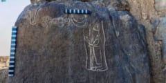 サウジアラビア北部で見つかったバビロン時代の碑文