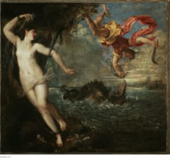 アンドロメダ姫を救出するペルセウス