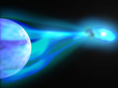 白色矮星の連星で起きる超新星爆発