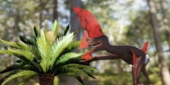 化石から復元された翼竜「トゥパンダクティルス」のイメージ