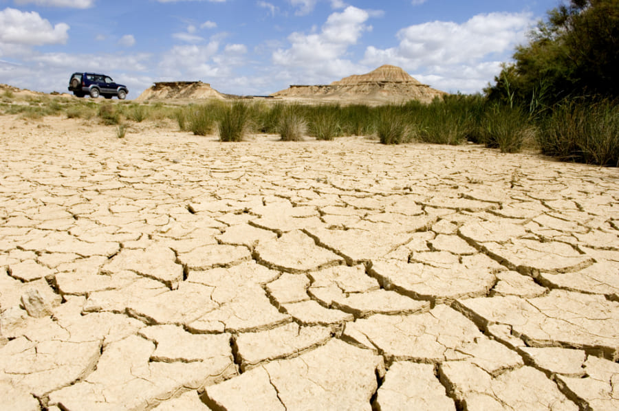 スペインの乾燥地帯