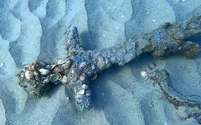 海底で発見された剣