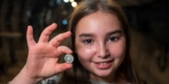 11歳の少女が2000年近く前のレアなコインを発見