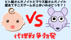 「ヒト脳オルガノイド」VS「マウス脳オルガノイド」どっちがゲーム上手か？