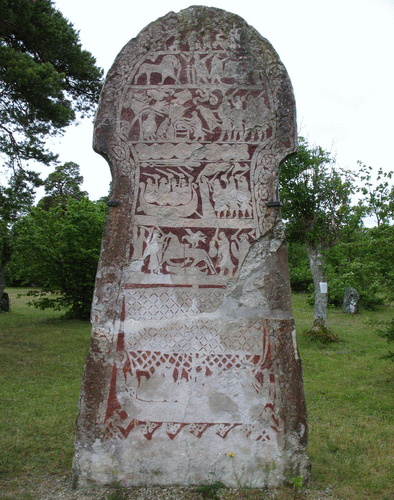 ゴットランド島にある石碑