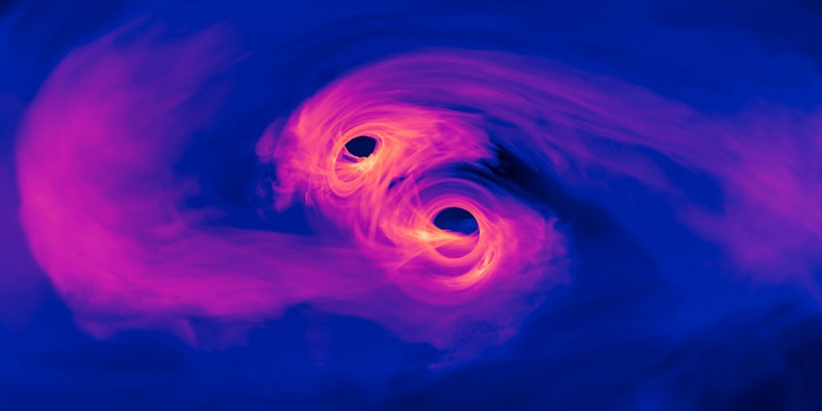 NASAが公開したブラックホール合体シミュレーション
