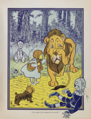 『オズの魔法使い』初版に描かれた「黄色いレンガ道」