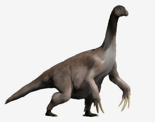 「テリジノサウルス」の復元イメージ