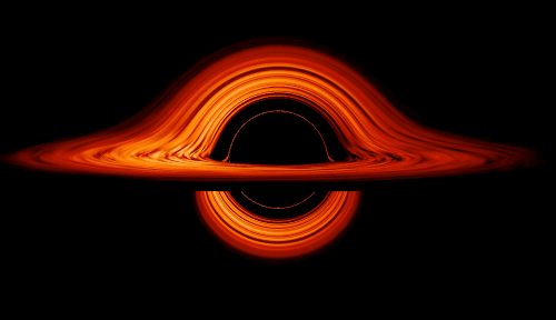 ブラックホール「M87*」を高解像化した場合の、シミュレーション映像