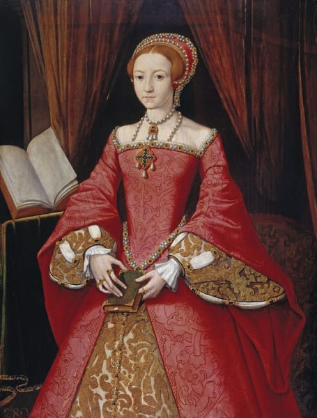 1546年（13歳頃）のエリザベス1世の肖像画