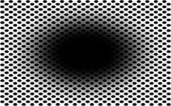 「膨張する穴」の錯視