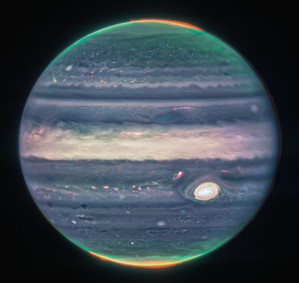 新たに撮影された木星の単体画像